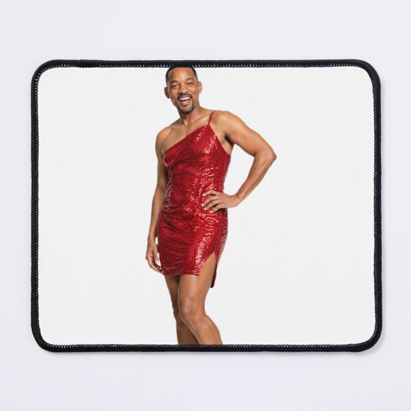 Item preview, Will smith red cocktail dress Funny prank meme gift weird birthday designed and sold by CheeseBlueprint.