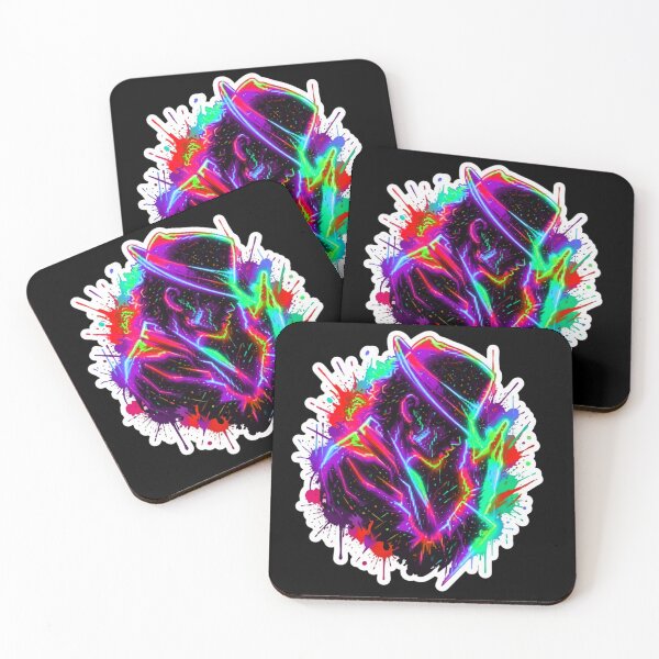 Item preview, Neon Pop King Dance Street Art Illustration designed and sold by ExploreAura Studio.