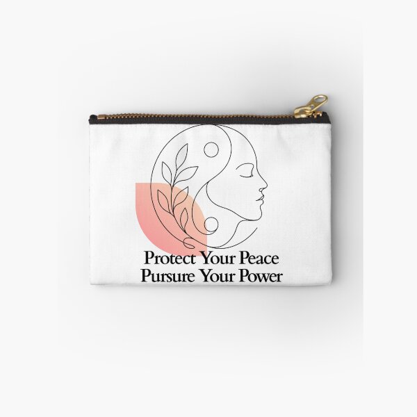 Item preview, Protect Your Peace Pursue Your Power Line Art designed and sold by RunningWhiskers.