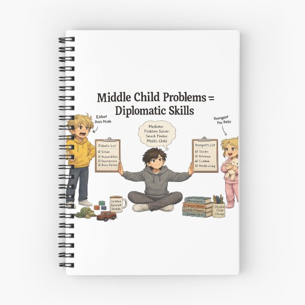 Item preview, Middle Child Problems = Diplomatic Skills Mediator Family  designed and sold by irfanshikh.