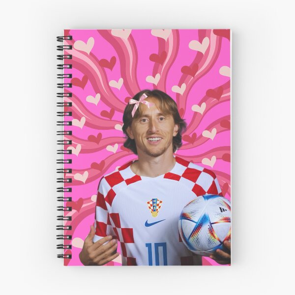 Item preview, Cute Luka Modric with Pink Bow, Croatian footballer designed and sold by SuchWowDesign.