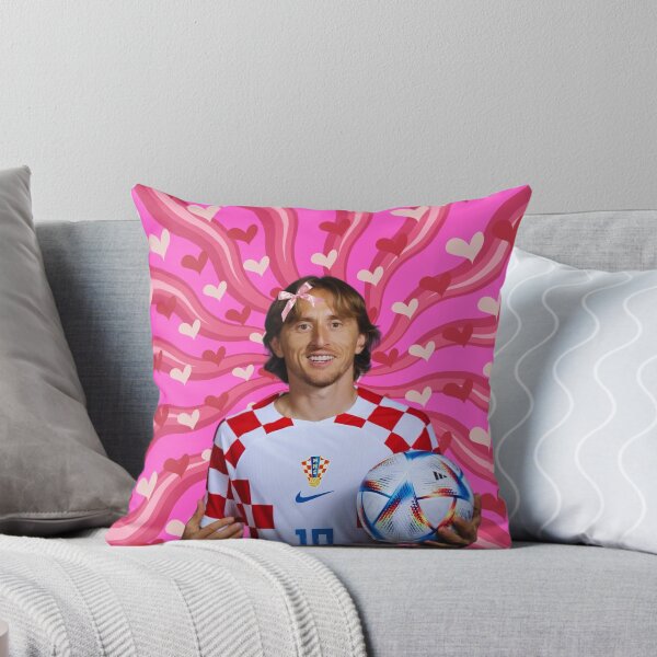 Item preview, Cute Luka Modric with Pink Bow, Croatian footballer designed and sold by SuchWowDesign.