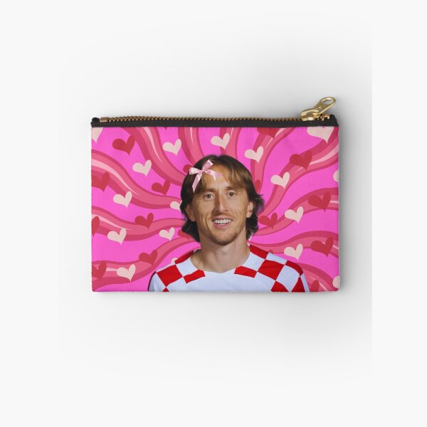 Item preview, Cute Luka Modric with Pink Bow, Croatian footballer designed and sold by SuchWowDesign.