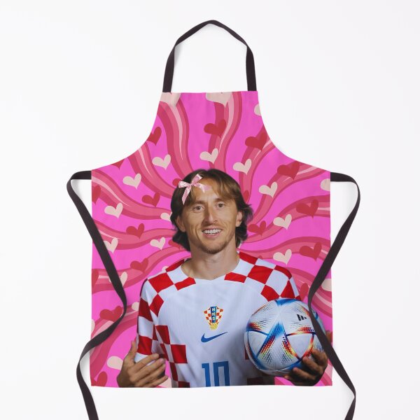 Item preview, Cute Luka Modric with Pink Bow, Croatian footballer designed and sold by SuchWowDesign.