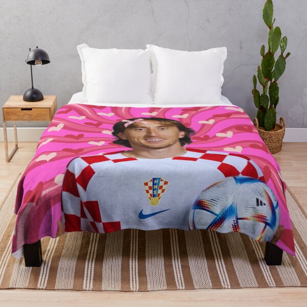 Item preview, Cute Luka Modric with Pink Bow, Croatian footballer designed and sold by SuchWowDesign.