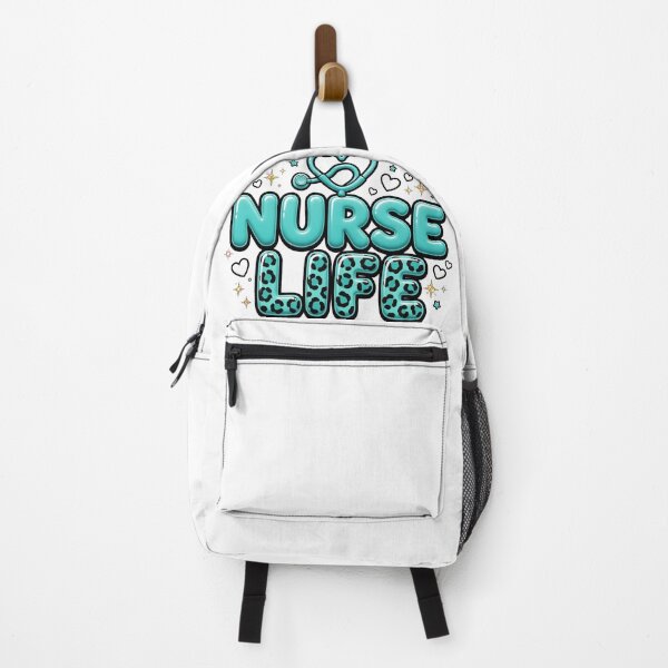 Item preview, Teal Nurse Life Puffy 3D Leopard Stethoscope Heart - RN Gift designed and sold by Petringo.