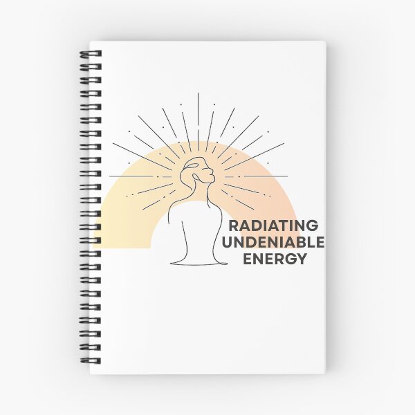 Item preview, Radiating Undeniable Energy Continuous Line Art designed and sold by RunningWhiskers.