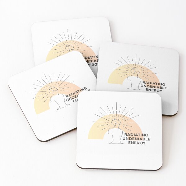 Item preview, Radiating Undeniable Energy Continuous Line Art designed and sold by RunningWhiskers.