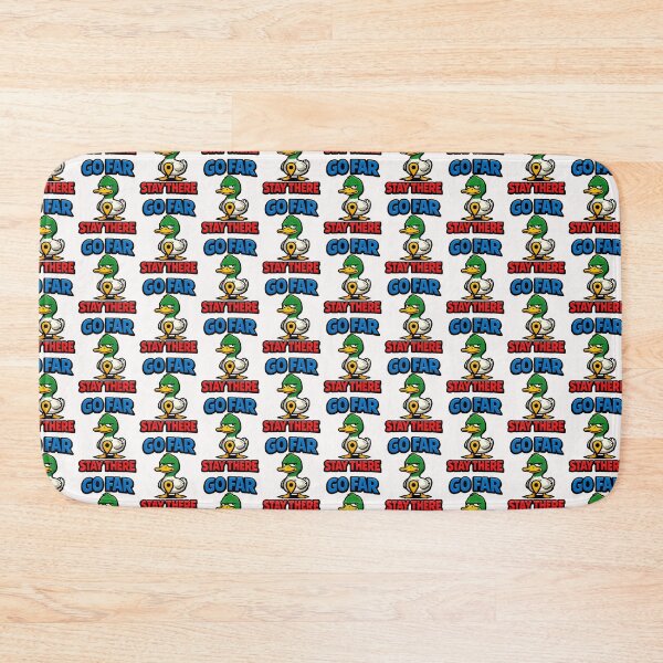 Item preview, Go Far Stay There Funny Duck Travel Joke designed and sold by TeeTimeTreasure.