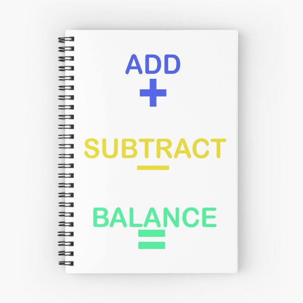 Item preview, ADD SUBTRACT BALANCE designed and sold by HarTee.