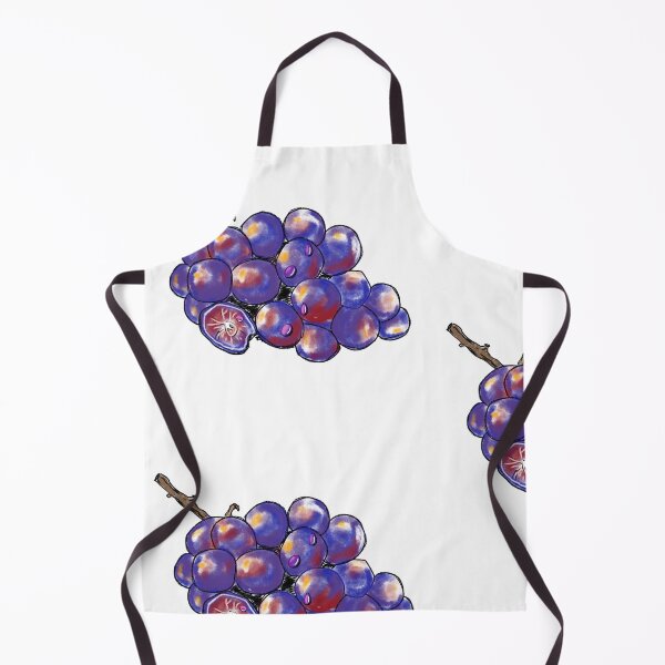 Item preview, Fresh Purple Grapes Fruit Illustration designed and sold by AbbyWorldStudio.