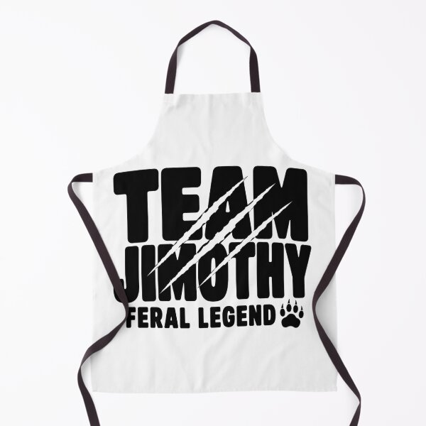 Item preview, Team Jimothy Cracked Bold Typography Feral Legend Gift for Raccoon Lovers designed and sold by Nightarel.