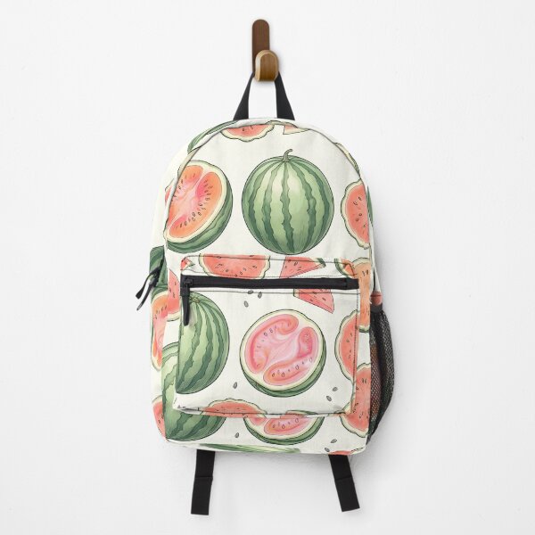 Item preview, Pastel Watermelon Pattern Sticker | Cute Summer Fruit Decal | Pastel Pink & Green Watermelon Slice Vinyl Sticker | Aesthetic Fresh Fruit Pattern Decal designed and sold by SergioMiklos.