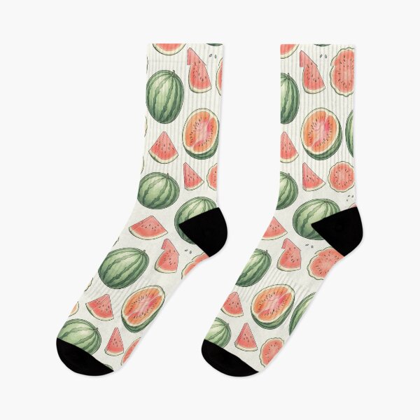 Item preview, Pastel Watermelon Pattern Sticker | Cute Summer Fruit Decal | Pastel Pink & Green Watermelon Slice Vinyl Sticker | Aesthetic Fresh Fruit Pattern Decal designed and sold by SergioMiklos.