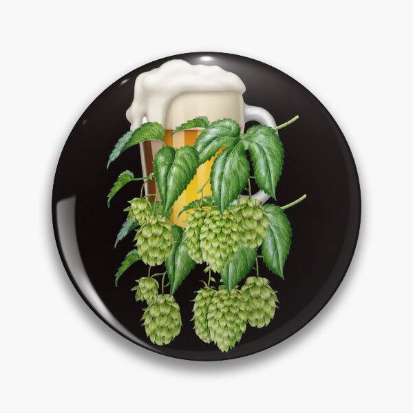 Item preview, Hops & Beer Watercolor Illustration – Craft Beer Lover Botanical Design designed and sold by Tadeusz1.