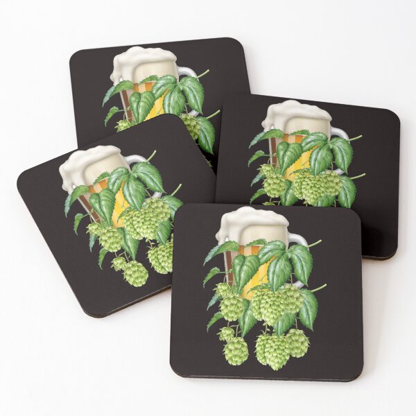 Item preview, Hops & Beer Watercolor Illustration – Craft Beer Lover Botanical Design designed and sold by Tadeusz1.