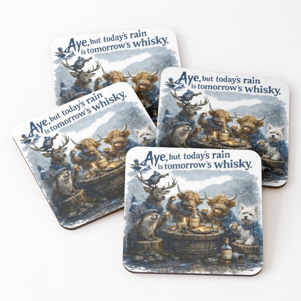 Item preview, All Beasties together a Whisky Gathering  designed and sold by SMalcolmDesigns.