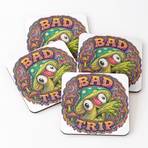 Item preview, Psychedelic Mushroom Bad Trip designed and sold by clarkfraser.