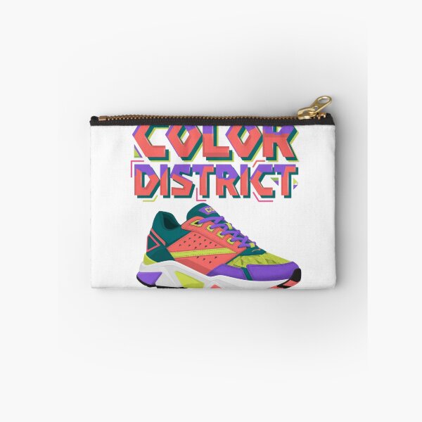 Item preview, Color District Modern Urban Sneaker Display Artwork designed and sold by Imaginarium of Chaos falcon88 .
