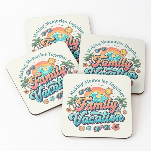 Item preview, Family Vacation Making Memories Together Retro Tropical Beach designed and sold by PACS0011.
