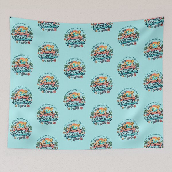 Item preview, Family Vacation Making Memories Together Retro Tropical Beach designed and sold by PACS0011.
