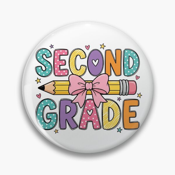 Item preview, Cute Second Grade Teacher Back to School Pencil Bow designed and sold by raedattia.