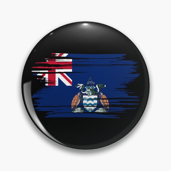 Item preview, Distressed Ascension Island Flag SH-AC designed and sold by shitpostee.