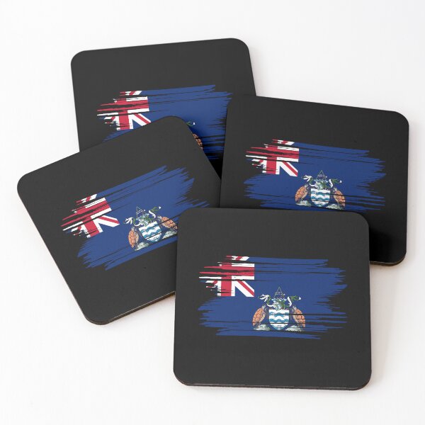 Item preview, Distressed Ascension Island Flag SH-AC designed and sold by shitpostee.