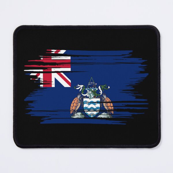 Item preview, Distressed Ascension Island Flag SH-AC designed and sold by shitpostee.