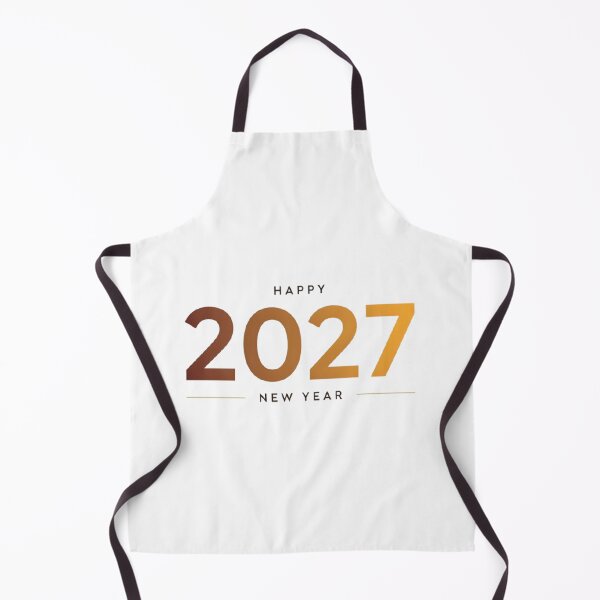 Item preview, Happy 2027 New Year Gold Typography Celebration Design designed and sold by Craft99.
