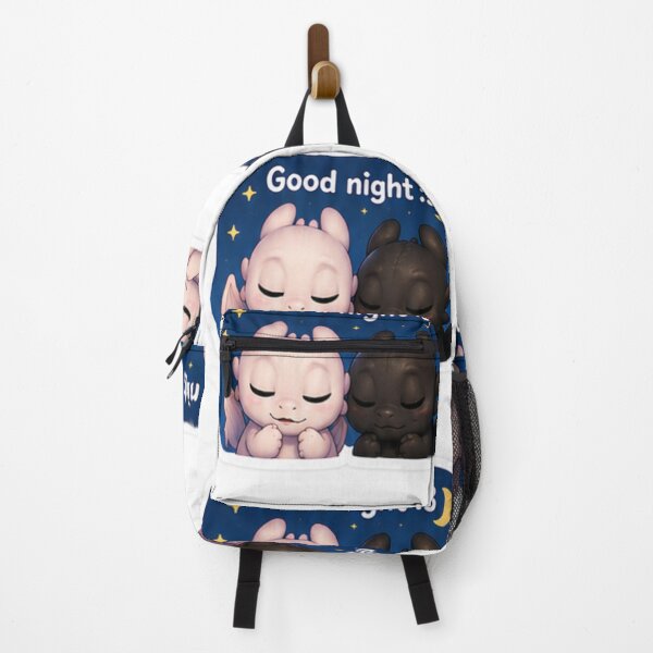 Item preview, Cute Sleeping Baby Dragons Sticker – Good Night Kawaii Dragon Duo designed and sold by nouhaZN.