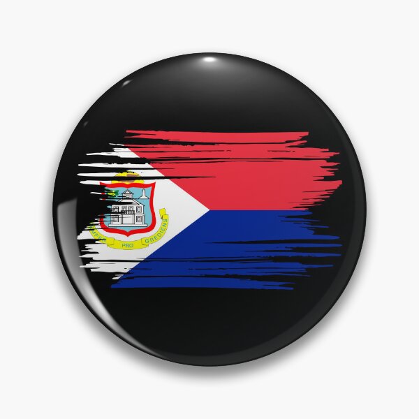 Item preview, Distressed Sint Maarten Flag SX designed and sold by shitpostee.