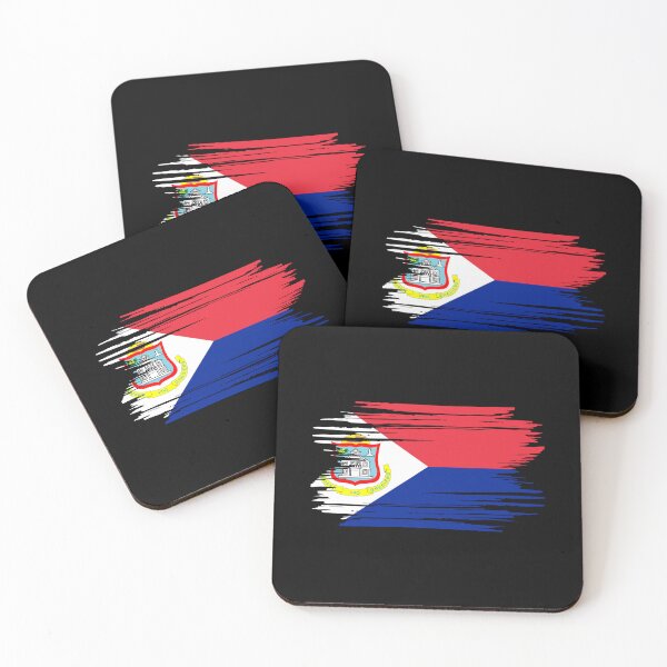 Item preview, Distressed Sint Maarten Flag SX designed and sold by shitpostee.