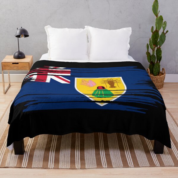 Item preview, Distressed Turks And Caicos Islands Flag TC designed and sold by shitpostee.