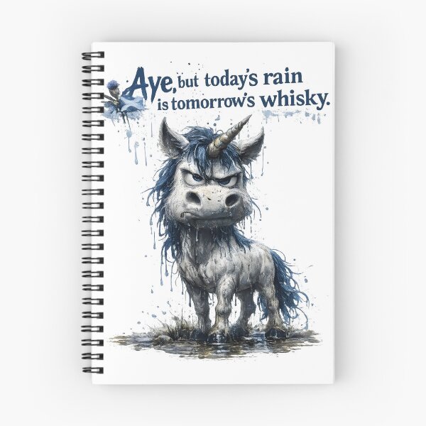 Item preview, Rainy Unicorn  designed and sold by SMalcolmDesigns.