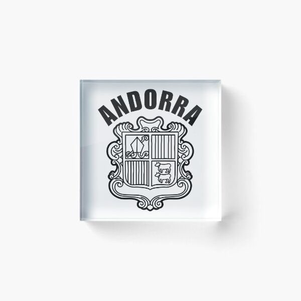 Item preview, Andorra coat of arms designed and sold by Peerless-Prime.