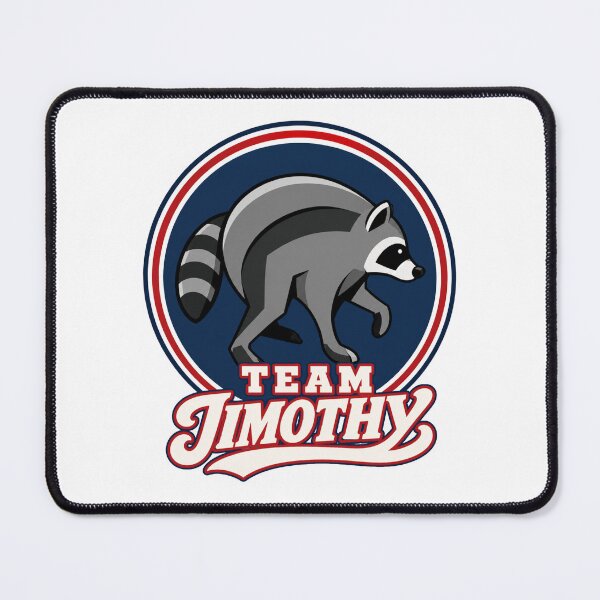 Item preview, Team Jimothy Viral Raccoon Sports Logo Design designed and sold by GibasVisuals.