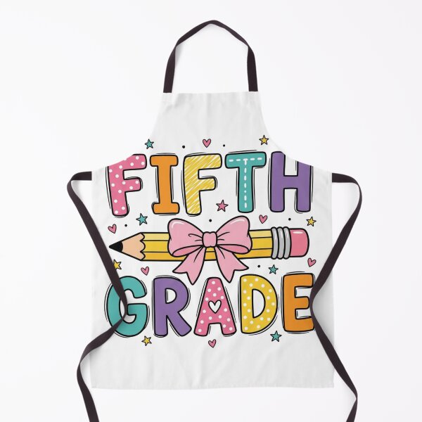 Item preview, Cute Fifth Grade Teacher Back to School Pencil Bow designed and sold by raedattia.