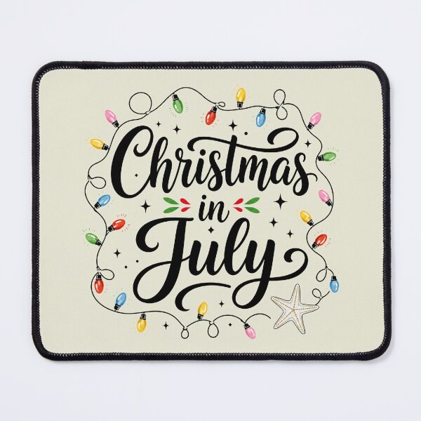 Item preview, Christmas in July Lights Summer Xmas designed and sold by Doodletext.