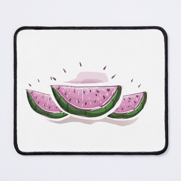 Item preview, Neon Vaporwave Pink Watermelon Slices Sticker designed and sold by Cloud-Siren.