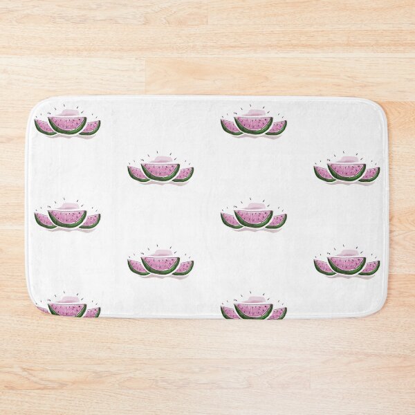 Item preview, Neon Vaporwave Pink Watermelon Slices Sticker designed and sold by Cloud-Siren.