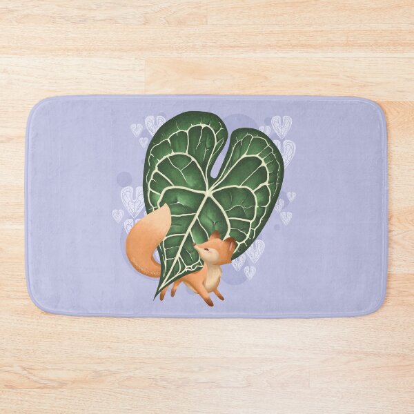 Item preview, Fox and the Anthurium Clarinervium Leaf designed and sold by Khotekmei.