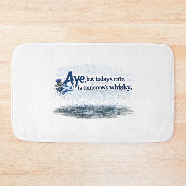 Item preview, Surrounded by Puddles - today's rain is tomorrow's whisky designed and sold by SMalcolmDesigns.