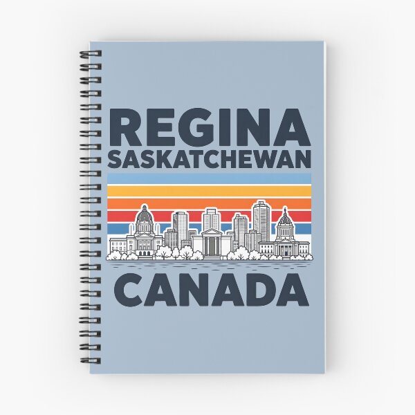 Item preview, Regina Saskatchewan Canada Minimalist Skyline Retro Colors designed and sold by HowToCanadian.