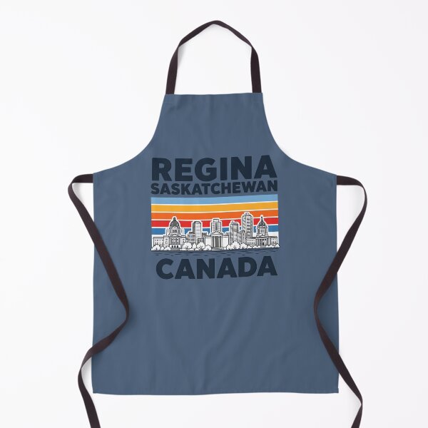Item preview, Regina Saskatchewan Canada Minimalist Skyline Retro Colors designed and sold by HowToCanadian.