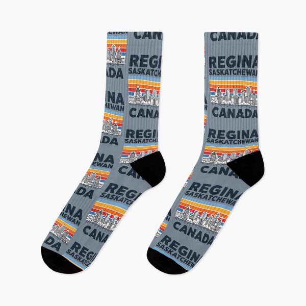 Item preview, Regina Saskatchewan Canada Minimalist Skyline Retro Colors designed and sold by HowToCanadian.