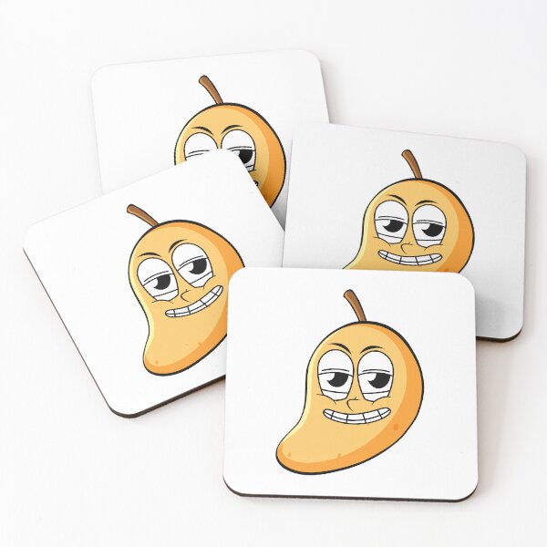 Item preview, Funny Smirking Mango Cartoon designed and sold by priyanshustore.