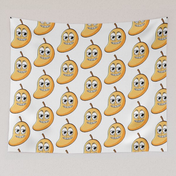 Item preview, Funny Smirking Mango Cartoon designed and sold by priyanshustore.