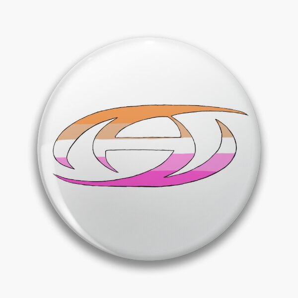 Item preview, ATEEZ Lesbian Flag Logo designed and sold by nottoomatcha.