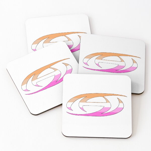 Item preview, ATEEZ Lesbian Flag Logo designed and sold by nottoomatcha.
